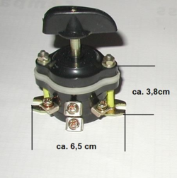 Keuzeschakelaar vooruit achteruit stop