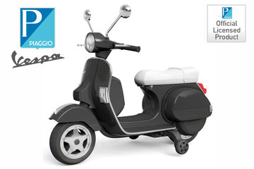 Vespa kinderscooter 12v zwart