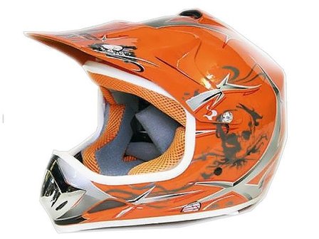 Xtreme Crosshelm - Oranje