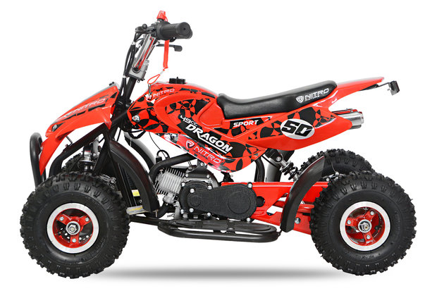Dragon kinderquad nitro motors nitromotorstore motocars 50cc 49cc