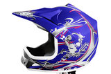 MAT blauw kinder cross motor helm