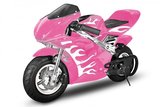 Racing mini pocket bike roze rose